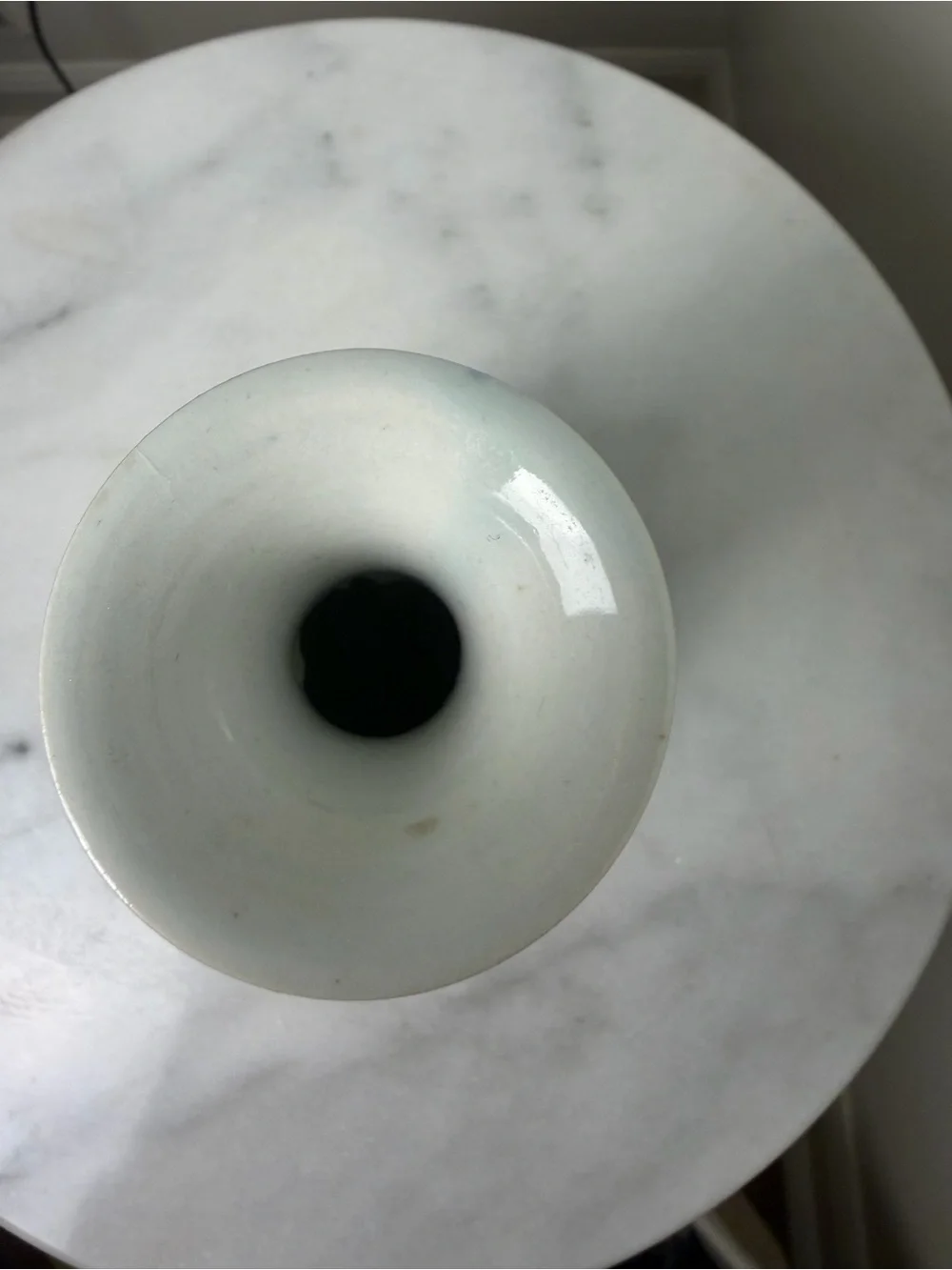 Blue and White Floral Porcelain Vase - Classic Home Accent